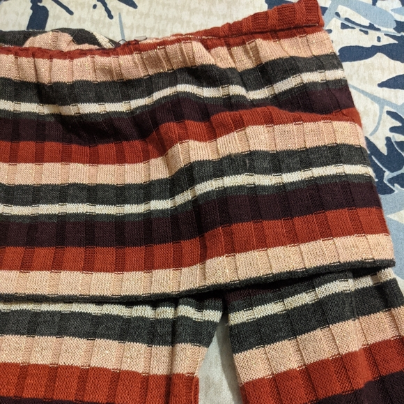 🔥Off The Shoulder Long Sleeve Stripe Top - Picture 2 of 4